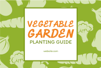 Vegetable Supermarket Pinterest Cover Design