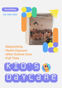 Kid's Daycare Services Flyer Image Preview