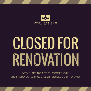 Under Renovation Construction Instagram post Image Preview