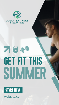 Get Fit This Summer Instagram story Image Preview