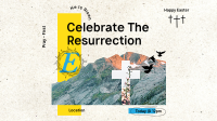 Easter Collage Facebook Event Cover Design