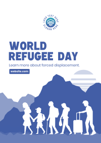 Refugee Day Awareness Flyer Design