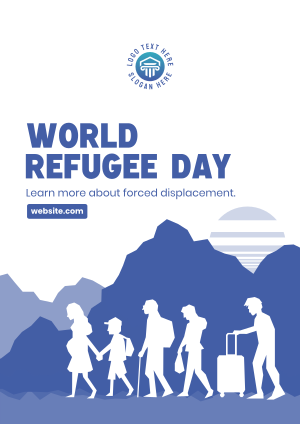 Refugee Day Awareness Flyer Image Preview