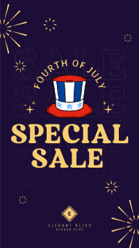 Quirky 4th of July Special Sale Facebook story Image Preview