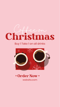 Christmas Coffee Sale Facebook Story Design