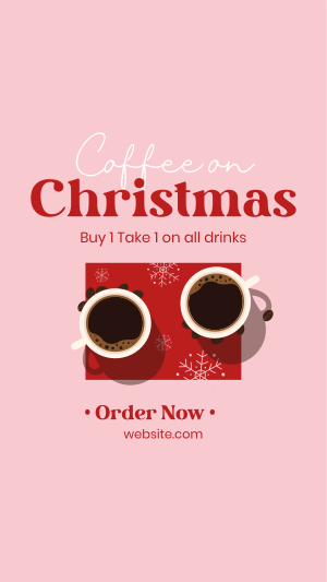 Christmas Coffee Sale Facebook story Image Preview