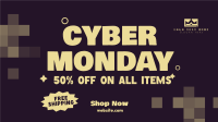 Cyber Monday Offers Facebook Event Cover Design