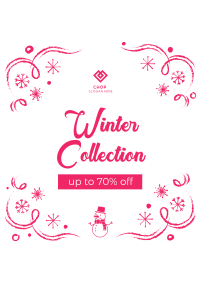 Winter Frame Offer Poster Image Preview
