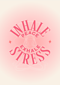 Stress Relieve Meditation Poster Preview