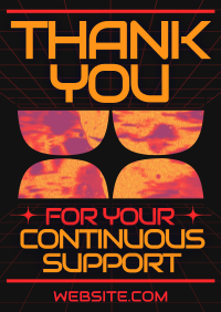 Brutalist Thank You Poster Image Preview