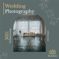 Wedding Beige Sofa Instagram Post Design