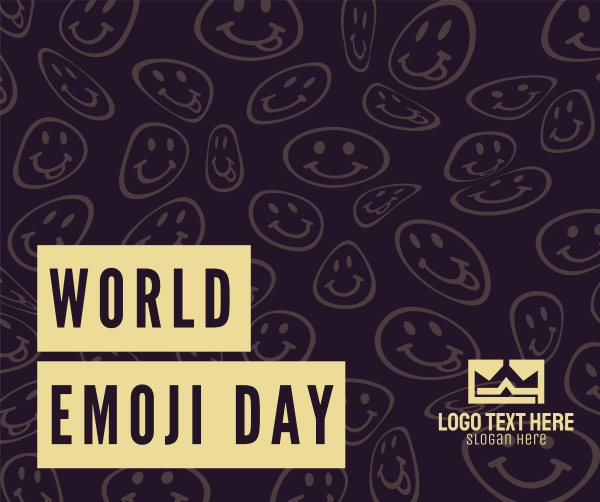 What's Emoji Day? Facebook Post Design