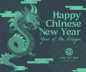 Chinese New Year Dragon  Facebook post Image Preview