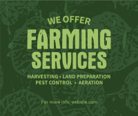 Rustic Farming Services Facebook Post Design