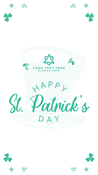Happy St. Patrick's Facebook Story Design