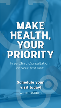 Clinic Medical Consultation Facebook story Image Preview