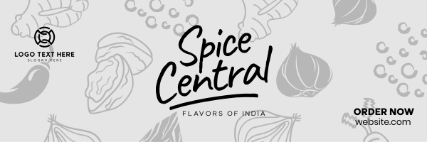 Indian Spice Twitter Header Design Image Preview