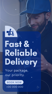 Reliable Courier Delivery Instagram Story Design