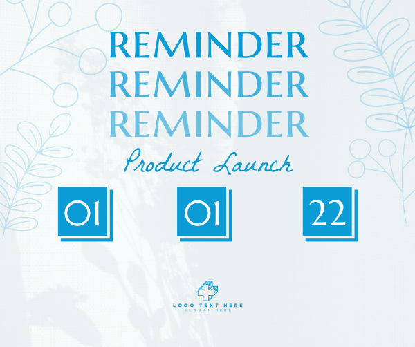 Reminder Product Launch Facebook Post Design Image Preview