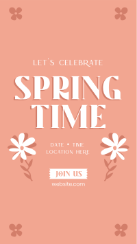 Springtime Celebration Instagram story Image Preview
