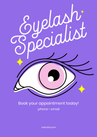 Eyelash Specialist Poster Image Preview