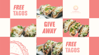 Tacos Giveaway Facebook event cover Image Preview