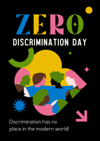 Zero Discrimination Diversity Flyer Design