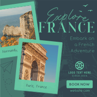 French Adventure Instagram post Image Preview