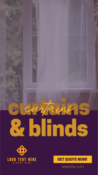 Curtains & Blinds Business TikTok Video Preview