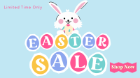 Easter Bunny Promo Facebook Event Cover Design