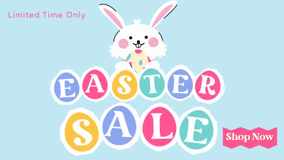 Easter Bunny Promo Facebook event cover Image Preview