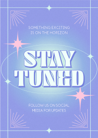 Minimalist Stay Tuned Flyer Image Preview