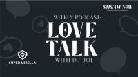 Love Talk Facebook Event Cover Design