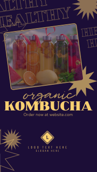 Healthy Kombucha Instagram story Image Preview