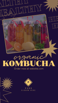 Healthy Kombucha Instagram Story Design