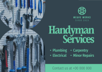 Handyman Service Postcard Image Preview