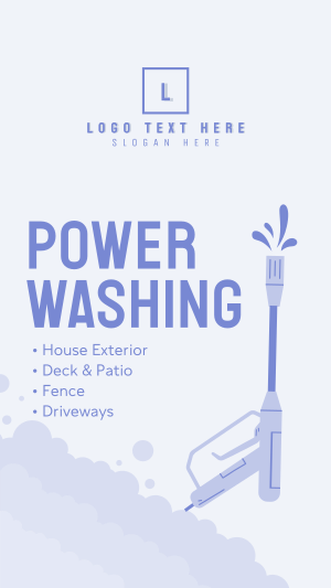 Power Washing Services Facebook story Image Preview