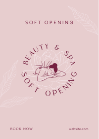 Spa Soft Opening  Flyer Design