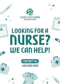 Nurse Job Vacancy Flyer Image Preview