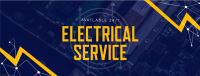 Quality Electrical Services Facebook cover Image Preview