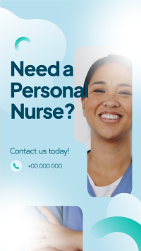 Hiring Personal Nurse Facebook story Image Preview