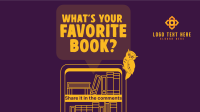 Q&A Favorite Book Facebook Event Cover Design
