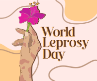 World Leprosy Day Awareness  Facebook Post Design
