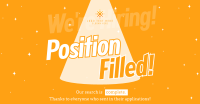 Position Filled Hiring Facebook Ad Design