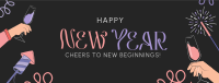 New Year Celebration Facebook cover Image Preview