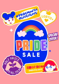 Proud Rainbow Sale Poster Image Preview
