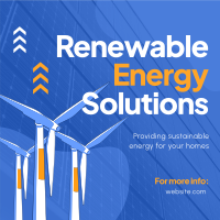 Renewable Energy Solutions Instagram Post Design