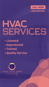Professional HVAC Specialist Facebook Story Design