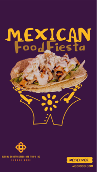 Taco Fiesta Facebook Story Design