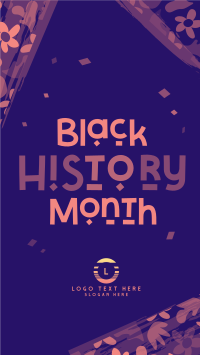 Black Culture Month Facebook Story Design